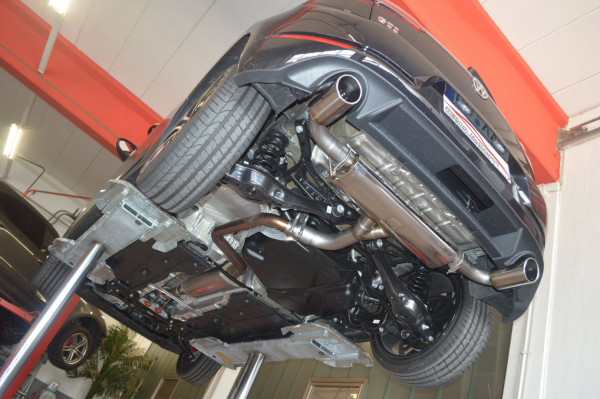 76mm Duplex-Sportendschalldämpfer VW Golf VII GTI / Performance