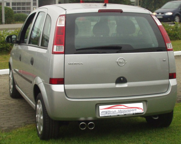 Sportendschalldämpfer Opel Meriva A