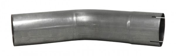 3.5" Rohrbogen 30° aluminierter Stahl
