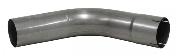 3.5" Rohrbogen 60° aluminierter Stahl